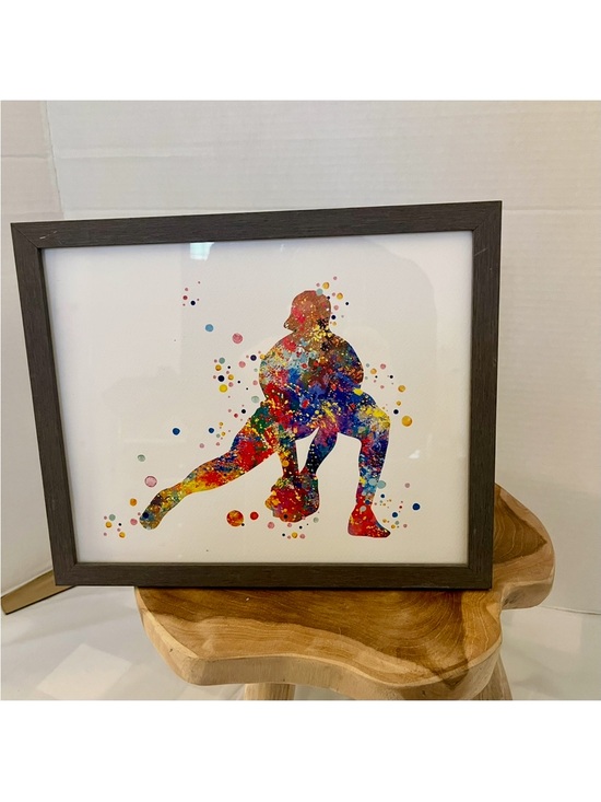 Other - Framed watercolor Baseball/Softball Catcher
Sports Art, Good preowned condition